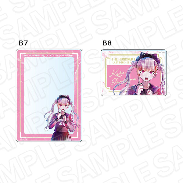 『HUNDRED LINE -最終防衛学園-』硬質カードケースセット PALE TONE series 九十九過子