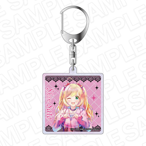 『アイドルマスター シンデレラガールズ』オーロラアクリルキーホルダー PALE TONE series 佐藤心 サブカルファッション ver.