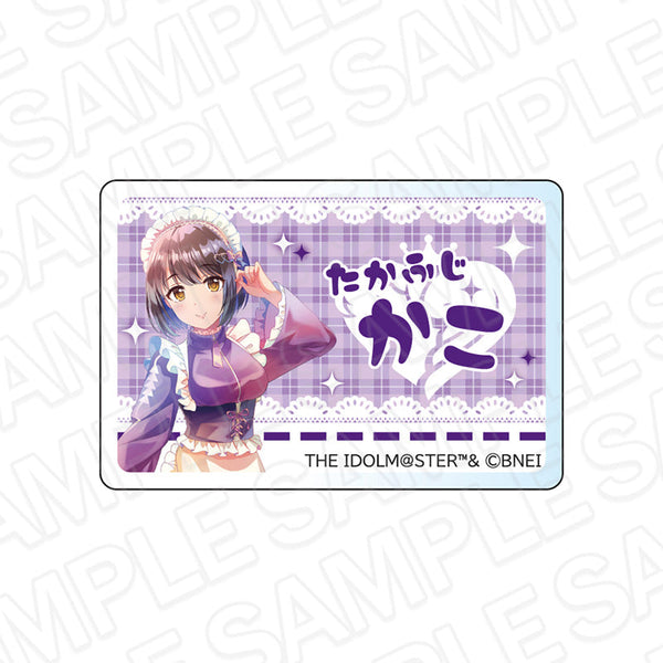 『アイドルマスター シンデレラガールズ』アクリルネームバッジ PALE TONE series 鷹富士茄子 ジャージメイド ver.