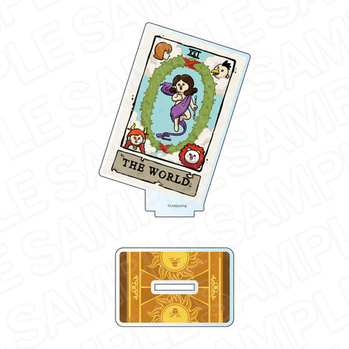 『パンパンくんの日常』アクリルスタンド THE WORLD Tarot ver.