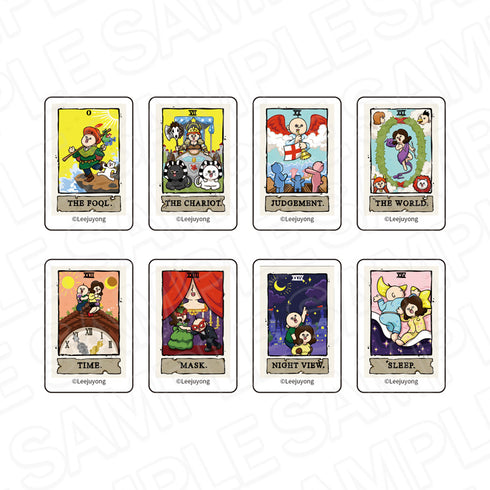 『パンパンくんの日常』フレークシール Tarot ver.