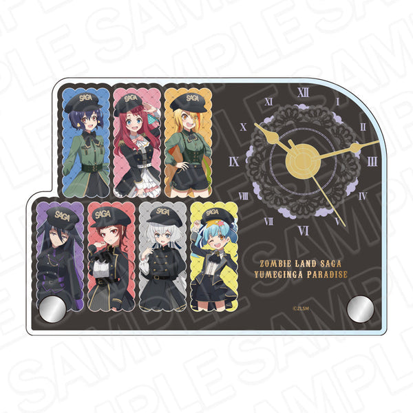 『ゾンビランドサガ ゆめぎんがパラダイス』ミニアクリルクロック ミリタリーロリータ ver.