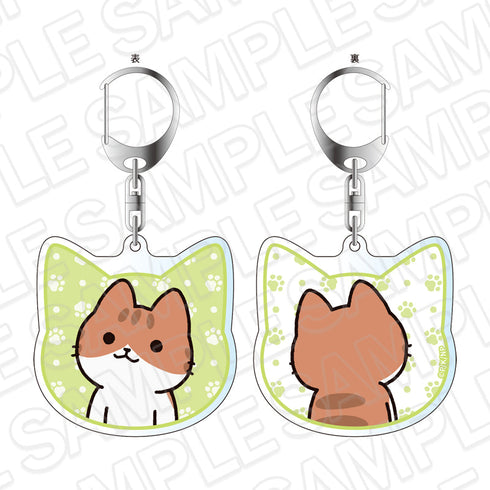『うごく!ねこむかしばなし』両面キーホルダー チャトラ vol.2