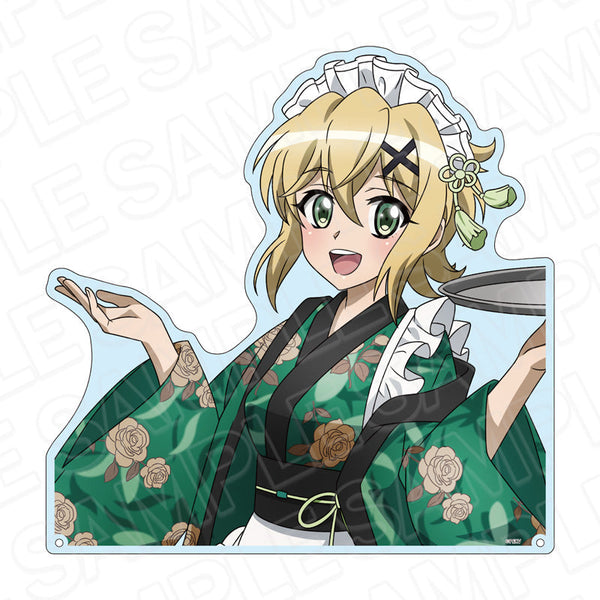 『戦姫絶唱シンフォギアXV』特大ダイカットアクリルボード 暁 切歌 レトロカフェ ver.