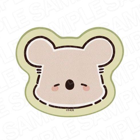 『コアラ絵日記』ダイカットミニタオル にっこり