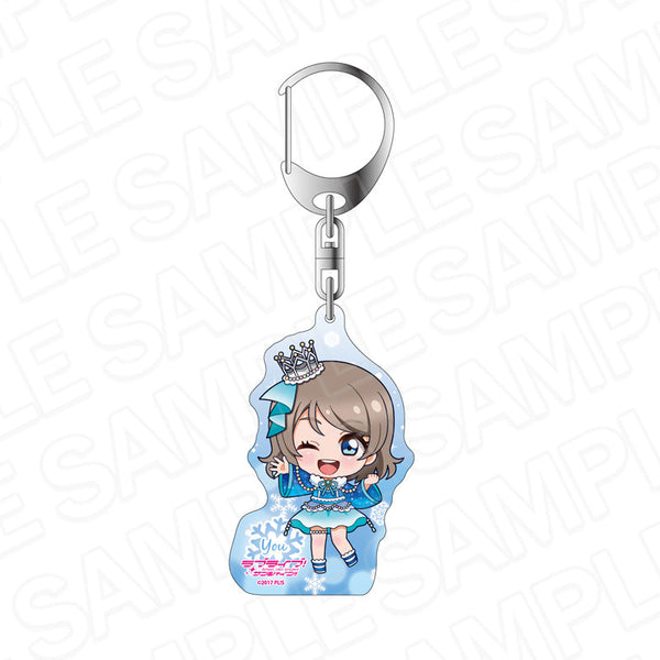 『ラブライブ!サンシャイン!!』ホログラムキーホルダー 渡辺 曜 イルミネーション デフォルメ ver.