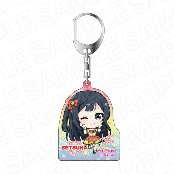 『ラブライブ!虹ヶ咲学園スクールアイドル同好会』ホログラムキーホルダー 優木せつ菜 イルミネーション デフォルメ ver.