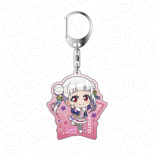 『ラブライブ!スーパースター!!』ホログラムキーホルダー 嵐 千砂都 イルミネーション デフォルメ ver.
