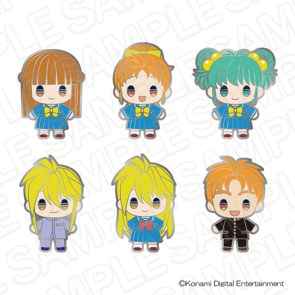 "Tokimeki Memorial" Pin Badge Set C