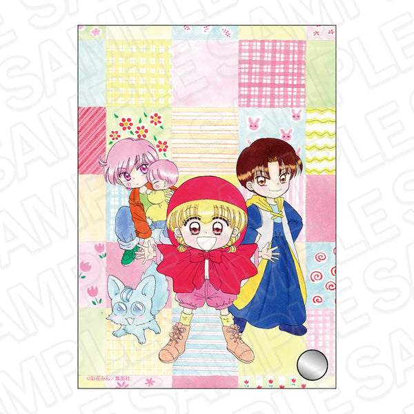 "Little Red Riding Hood Chacha" Acrylic Plate: Ribbon 70th Anniversary CAFE