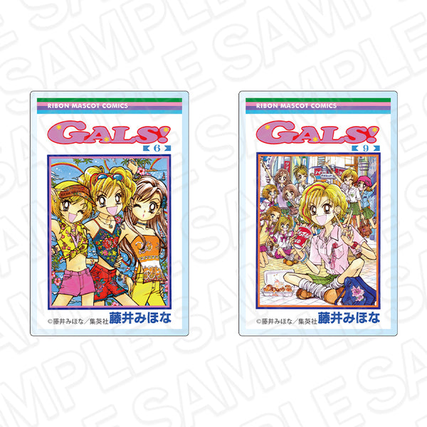 "GALS!" Manga Cover-Style Acrylic Magnet Set: Ribon 70th Anniversary CAFE