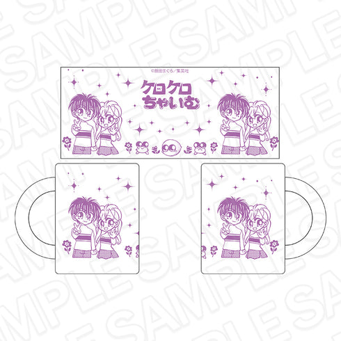 "Kerokero Chaim" Glass Mug - Ribon 70th Anniversary CAFE
