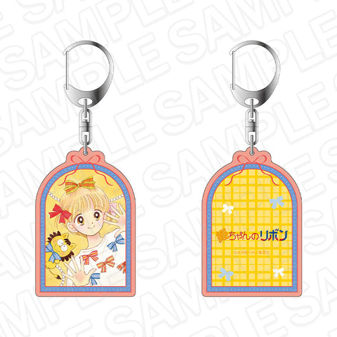 "Hime-chan's Ribbon" Double-Sided Keychain: Ribon 70th Anniversary CAFE