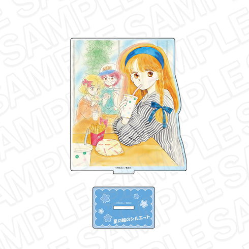 "Silhouette of the Starry Eyes" Acrylic Figure: Ribon 70th Anniversary Cafe