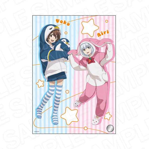 『終末ツーリング』ミニアクリルアート ヨーコ&アイリ もこもこパジャマ ver.