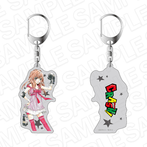 "CRASH!" Double-Sided Keychain: Ribbon 70th Anniversary CAFE