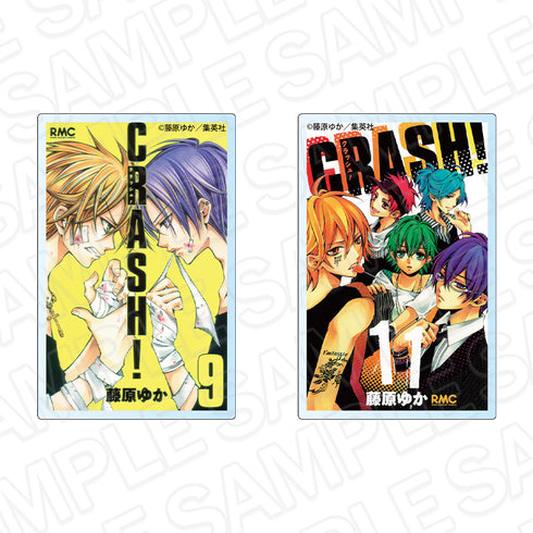 《CRASH!》漫畫封面風格壓克力磁鐵組 《Ribon》70週年CAFE