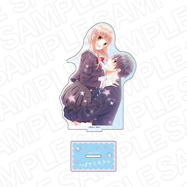 "Tsubasa and Hotaru" Acrylic Figure - Ribon 70th Anniversary CAFE