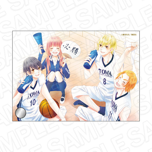 "Tsubasa and Hotaru" Acrylic Plate: Ribbon 70th Anniversary CAFE