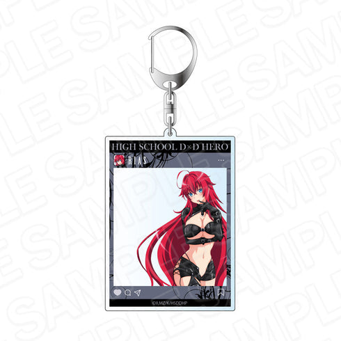 High School DxD HERO - SNS-style acrylic key holder - Rias Gremory, Bondage ver.