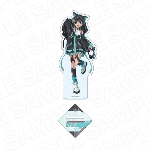 Toaru Kagaku no Railgun T hologram deca acrylic stand Saten Ruiko Gaming ver.