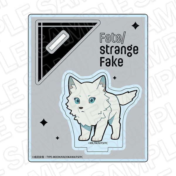『Fate/strange Fake』アクリルスタンド 銀狼の合成獣 ミニキャラ ver.