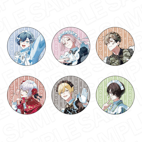 『BOYS be MAID!~御曹司メイドボーイ部の日日~』オーロラカンバッジ(ランダム) 部活動報告会 メイド服 ver. セット