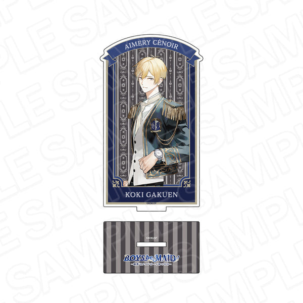 『BOYS be MAID!~御曹司メイドボーイ部の日日~』アクリルフィギュア エメリ・スノワール 部活動報告会 制服 ver.