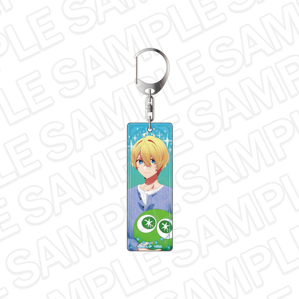 『【推しの子】×ぷよぷよ』プレートキーホルダー アクア