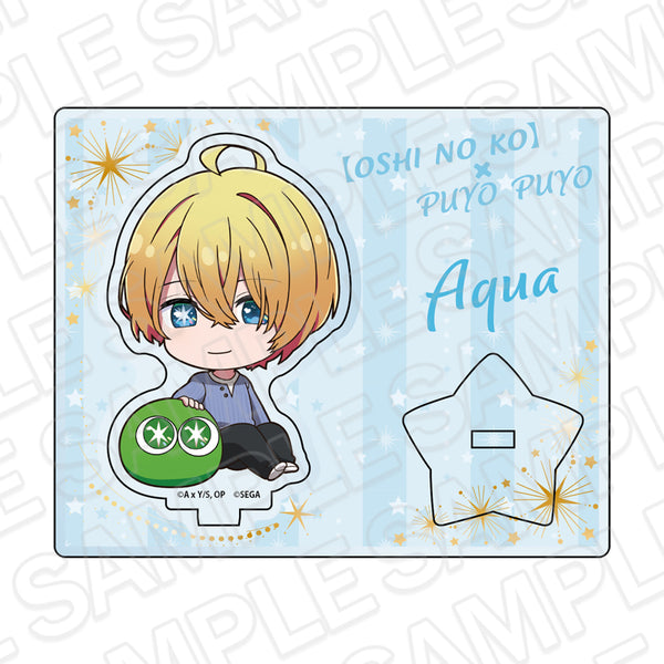 "My Favorite Child" × Puyo Puyo Acrylic Stand: Aqua (Chibi Version)