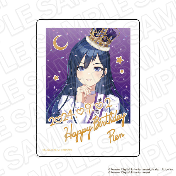 『シャインポスト』アクリルブロック 黒金 蓮 2024バースデー ver.