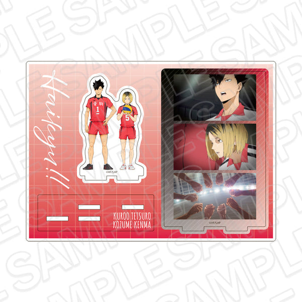 『ハイキュー!!』アクリルジオラマ 黒尾鉄朗・孤爪研磨