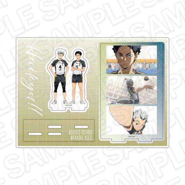 『ハイキュー!!』アクリルジオラマ 木兎光太郎・赤葦京治