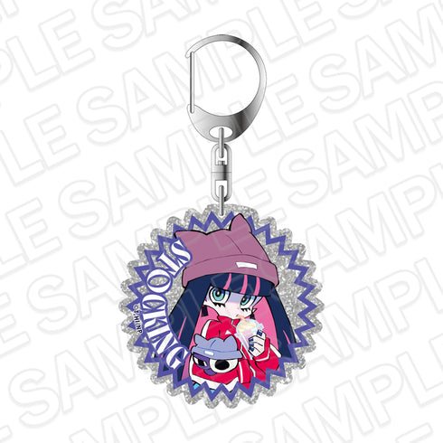 『New PANTY & STOCKING with GARTERBELT』ラメアクリルキーホルダー ストッキング お出かけ ver.