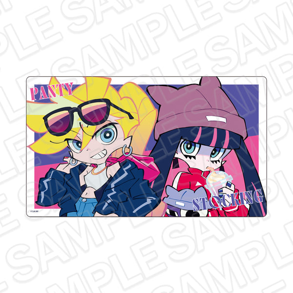 『New PANTY & STOCKING with GARTERBELT』ラバーデスクマット パンティ&ストッキング お出かけ ver.