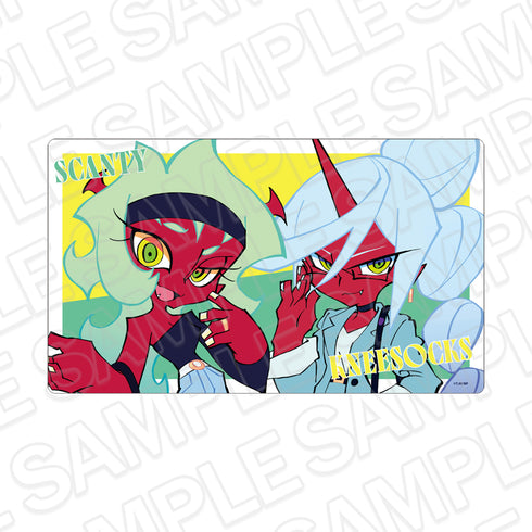 『New PANTY & STOCKING with GARTERBELT』ラバーデスクマット スキャンティ&ニーソックス お出かけ ver.
