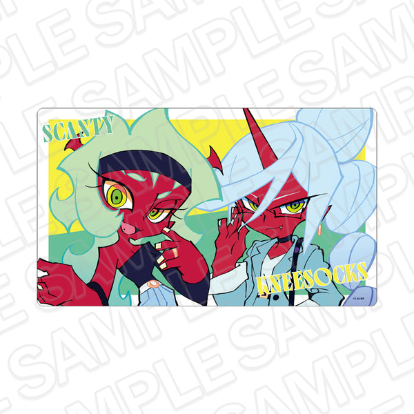 『New PANTY & STOCKING with GARTERBELT』ラバーデスクマット スキャンティ&ニーソックス お出かけ ver.