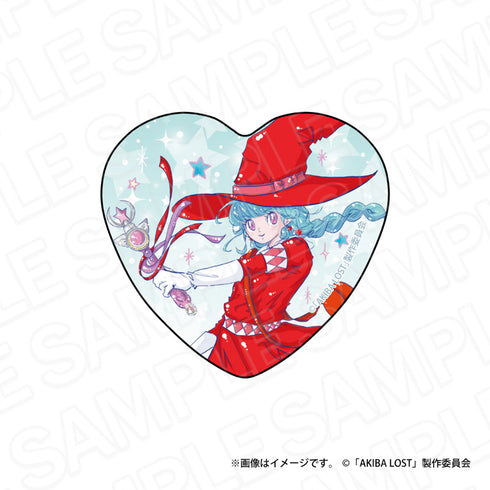 『AKIBA LOST』ハート型カンバッジ
