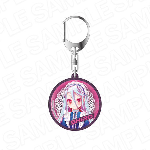 《No Game No Life》亚克力钥匙扣 白色 赛博女仆版