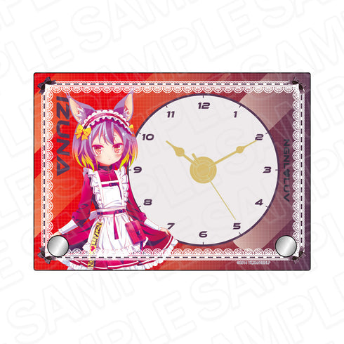 《No Game No Life》迷你亚克力挂钟 初濑伊津奈 赛博女仆版