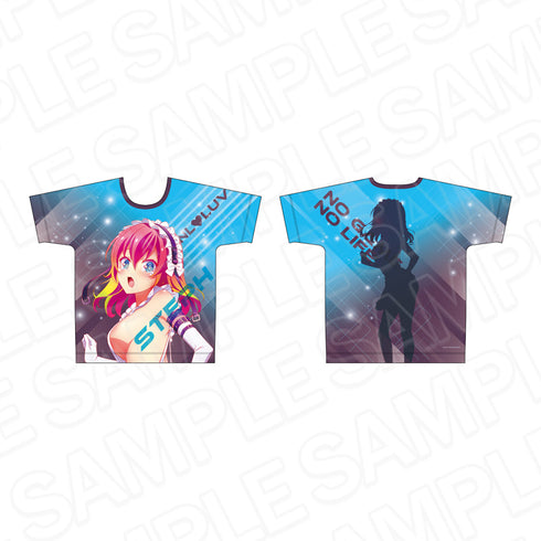 《No Game No Life》全彩印花T恤 斯蒂芬妮·多拉 赛博女仆版