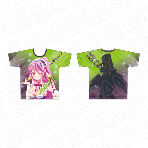 《No Game No Life》全圖案T恤 吉布里爾 賽博女僕版