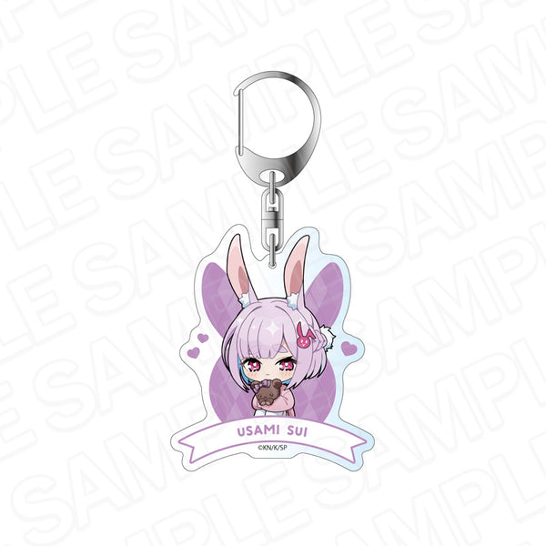 "The Human-Hating Teacher of the Non-Human Class" Acrylic Keychain: Misaki Urasawa - Valentine's Day Chibi Ver.