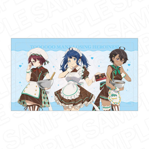 "There Are Too Many Losing Heroines!" Extra-Large Blanket: Literature Club Valentine's Day Ver.