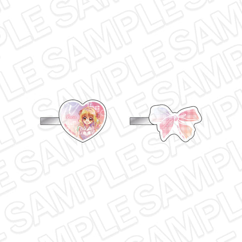 『マーメイドメロディー ぴちぴちピッチ』アクリルヘアクリップセット PALE TONE series 七海 るちあ 和装メイド ver.