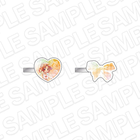 『マーメイドメロディー ぴちぴちピッチ』アクリルヘアクリップセット PALE TONE series 星羅 和装メイド ver.