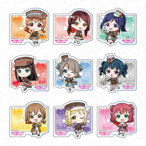 『ラブライブ!サンシャイン!!』アクリルバッジ メッセンジャー デフォルメ ver. セット