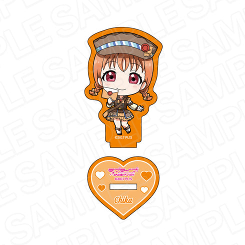 『ラブライブ!サンシャイン!!』ラメミニアクリルフィギュア 高海千歌 メッセンジャー デフォルメ ver.