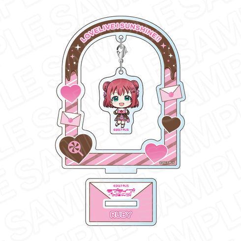 『ラブライブ!サンシャイン!!』ふらふらアクリルスタンド 黒澤ルビィ メッセンジャー デフォルメ ver.