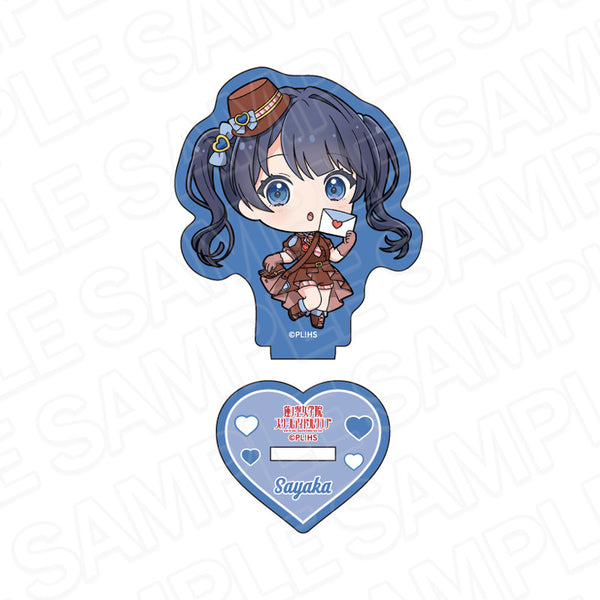 "Love Live! Hasuno Sora Girls' Academy School Idol Club" Glitter Mini Acrylic Figure: Sayaka Murano (Messenger) Chibi Ver.